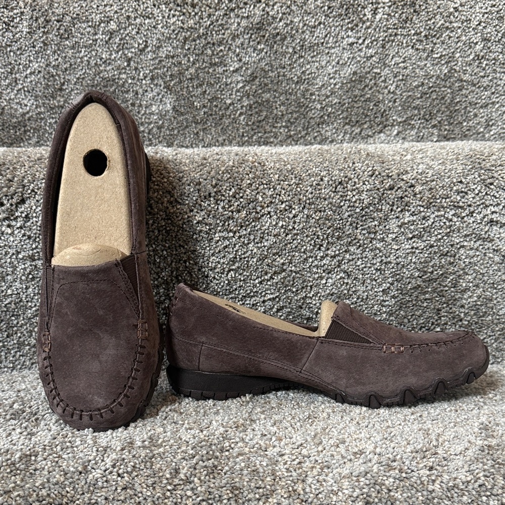 Skechers Women's Dark Brown Real Suede Loafers